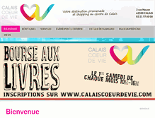 Tablet Screenshot of calaiscoeurdevie.com